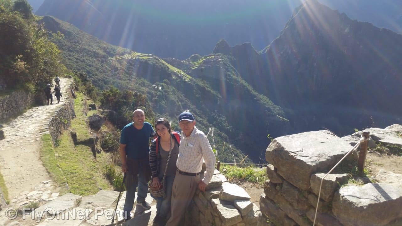 Fotoalbum: Ankunft der Wandergruppe in Machu Picchu
