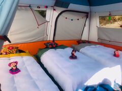 Luxuszelt für die Nacht während der Wanderung auf dem Imperialen Inka-Trail
